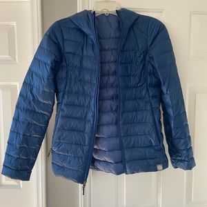 REI hooded down jacket